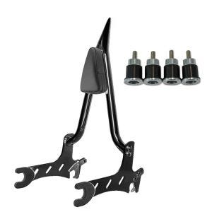 Sissybar passend für Indian Challenger Dark Horse 20-24 Craftride SB3 Beifahrer Rückenlehne schwarz + Anbausatz Docking Hardware Kit
