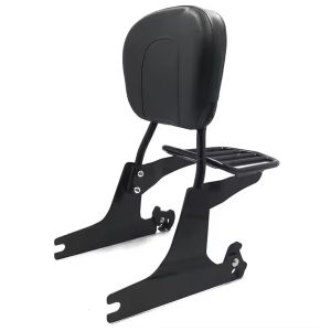 Sissy Bar passend für Harley Davidson Softail 07-17 mit Gepäckträger Craftride SB10 schwarz