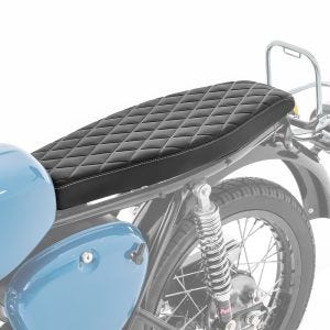 Selle plate compatible avec Simson S50 S51 S70 Craftride VS2 Siège noir