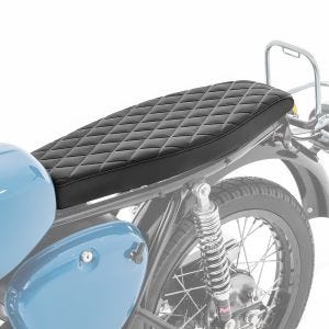 Selle plate compatible avec Simson S50 S51 S70 Craftride VS5 Siège noir