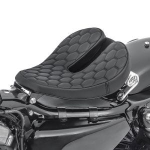 Selle solo à ressorts compatible avec Harley Davidson Sportster Forty-Eight 48 10-20 Siège solo Craftride SK3 noir