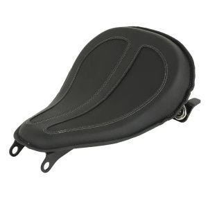 Selle solo à ressorts compatible avec Harley Davidson Night Train 08-09 Siège solo Craftride JD9 noir