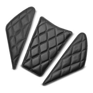Tankpad Knieschoner passend für Honda Rebel 1100 CMX / 500 CMX Craftride PD3 schwarz