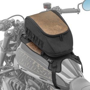 Motorrad Tankrucksack mit Befestigugssystem Craftride Vintage Tanktasche mit Base 9-13L