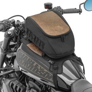 Sacoche arrière + Sac de réservoir compatible avec Hyosung Cruise I / II Craftride Vintage X50