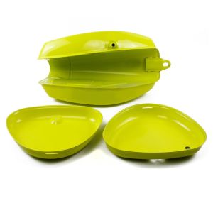 Réservoir d'essence compatible avec Simson S51 avec couvercle latéral Craftride DK4480