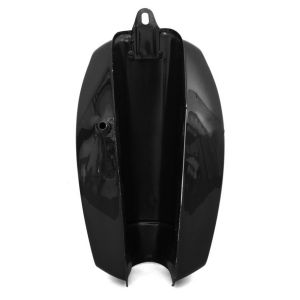 Réservoir d'essence compatible avec Simson S51 avec couvercle latéral Craftride noir DK4482