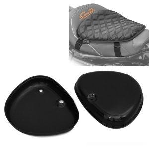 Réservoir d'essence compatible avec Simson S51 / S70 avec couvercle latéral noir + Coussin de Selle Gel Craftride