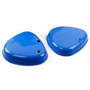 Set Seitendeckel passend für Simson S51 / S50 / S70 Herzdeckel rechts links blau Craftride