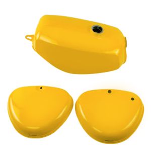 Tank / Benzintank passend für Simson S51 / S50 / S70 mit Seitendeckel Craftride gelb