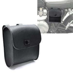 Sacoche latérale compatible avec Moto Guzzi V7 II Stone / V85 TT Craftride SR2 noir