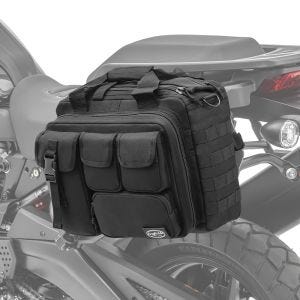 Sacoche Laterale compatible avec moto custom Craftride Dark Gear 16L noir CB35163