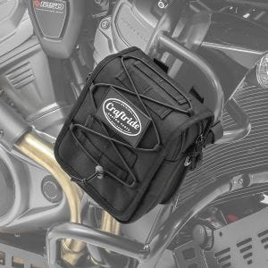 Sacoche de protection Craftride Dark Gear compatible avec moto 3,5L noire
