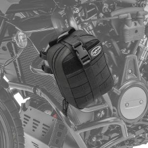 Sacoche de protection Craftride Tactical Gear compatible avec Ducati Scrambler / 1100 4L noire