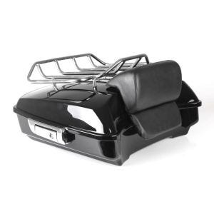 Topcase für Harley Street Glide Special 15-20 Craftride Razor GB8 mit Gepäckgrill schwarz_1