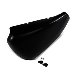 Cache de batterie compatible avec Harley Davidson Sportster Forty-Eight 48 14-20 Craftride Couvercle latéral gauche en noir