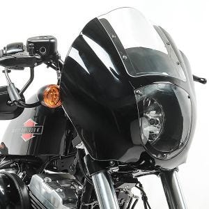 Lampenmaske passend für Harley Davidson Dyna / Sportster Lichtmaske Craftride Q1 klar