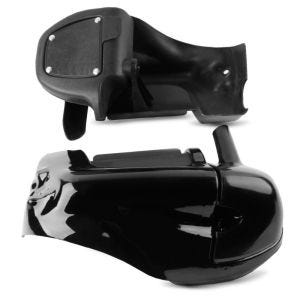 Beinschild Motorrad Craftride schwarz DK2394