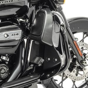 Beinschild Motorrad Craftride schwarz DK2395
