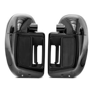 Beinschild passend für Harley Davidson Touring Modelle 14-24 Craftride belüftet schwarz DPL1