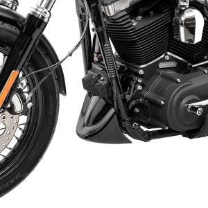 Bugspoiler passend für Harley Davidson Dyna Modelle 06-17 Craftride schwarz DPLB1