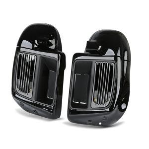 Beinschild passend für Harley Davidson Touring 14-24 Craftride belüftet schwarz