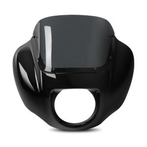 Scheinwerfer Verkleidung passend für Harley Davidson Softail Street Bob 18-24 Lampenmaske Lenkerverkleidung Craftride MG9