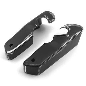 Couverture de garde-boue arrière compatible avec Harley Davidson Sportster Forty-Eight 48 10-20 garde-boue de panneau latéral Craftride noir brillant