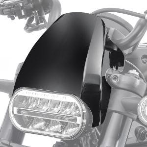 Scheinwerfer Windschild Frontmaske passend für Harley Davidson Sportster S 1250 21-24 Fly Screen Craftride schwarz