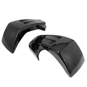 Motorrad Batterieabdeckung Set links/rechts passend für Harley Davidson Breakout 18-24 Craftride Seitendeckel schwarz