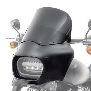 Scheinwerfer Maske passend für Harley Davidson Softail Fat Bob / 114 18-24 Lampenmaske Windschild Craftride MG9