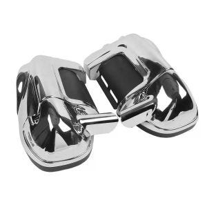 Beinschild passend für Harley Davidson Road King 94-13 Craftride belüftet chrom