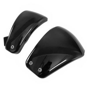 Motorrad Batterieabdeckung Set links/rechts passend für Harley Davidson Softail 18-24 Craftride BA9 Seitendeckel schwarz