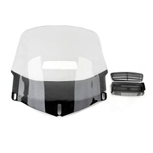 Windschild passend für Honda Goldwing GL 1800 01-16 mit Lüftungsgitter klar Craftride