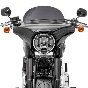 Pare-brise compatible avec Harley Davidson Sport Glide 18-24 Craftride M saute vent fumé foncé DPLB1