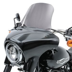 Pare-brise compatible avec Harley Davidson Sport Glide 18-24 Craftride L saute vent fumé clair DPLB