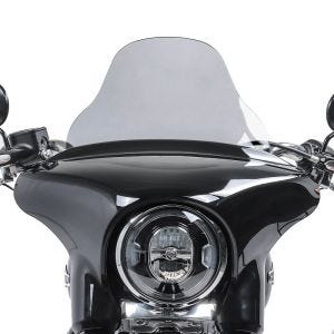 Pare-brise compatible avec Harley Davidson Sport Glide 18-24 Craftride L saute vent fumé clair DPLU