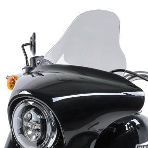 Pare-brise compatible avec Harley Davidson Sport Glide 18-24 Craftride L saute vent fumé clair DPLU1