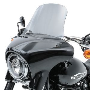 Pare-brise compatible avec Harley Davidson Sport Glide 18-24 Craftride L saute vent fumé clair DPLU7