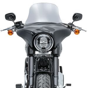 Pare-brise compatible avec Harley Davidson Sport Glide 18-24 Craftride L saute vent fumé clair DPLU8