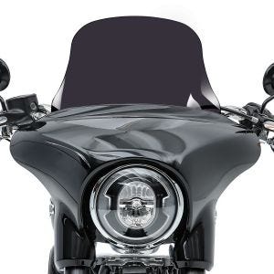 Pare-brise compatible avec Harley Davidson Sport Glide 18-24 Craftride L saute vent fumé foncé DPLB