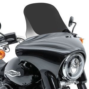 Pare-brise compatible avec Harley Davidson Sport Glide 18-24 Craftride L saute vent fumé foncé DPLU6