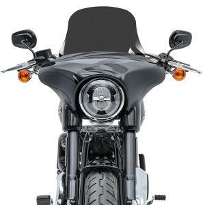 Pare-brise compatible avec Harley Davidson Sport Glide 18-24 Craftride L saute vent fumé foncé DPLU8