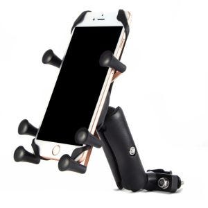 Motorrad Smartphonehalter SH8 passend für Lenker Handyhalter Aluminium Halterung DPLU