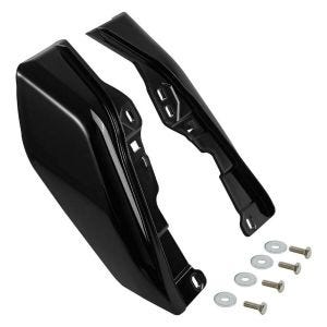 Mittelrahmen Windabweiser passend für Harley Davidson Touring 09-24 Hitzeschutz Craftride WA3 schwarz