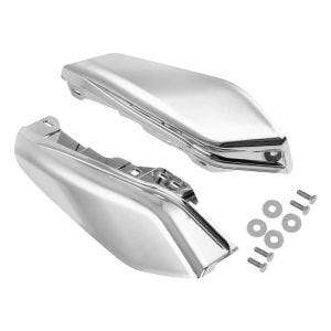 Mittelrahmen Windabweiser passend für Harley Davidson Touring 09-24 Hitzeschutz Craftride WA3 chrom
