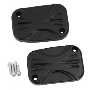 Brems- und Kupplungsflüssigkeitsbehälter Deckel passend für Harley Davidson 08-17 Craftride BA1 schwarz