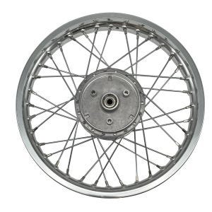 Jante à rayons acier 1,5x16 compatible avec Simson S51 S50 S70 Schwalbe KR51 cromé Craftride AF19 DPL2