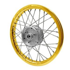 Jante à rayons aluminium 1,6x16 compatible avec Simson S51 S50 S70 Schwalbe KR51 Craftride AF17 or