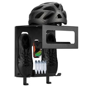 Support mural vélo Cranit WF15 Porte-manteau MTB vélo de course porte-casque noir DPL1